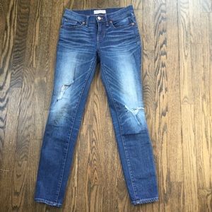 Madewell Distressed Skinny Skinny women’s blue jeans size 26